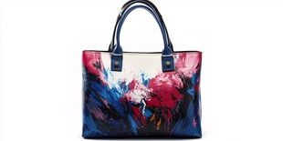 时尚印花手提女包