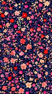 缤纷碎花布料图案纹理