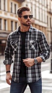 时尚男士街头穿搭展示