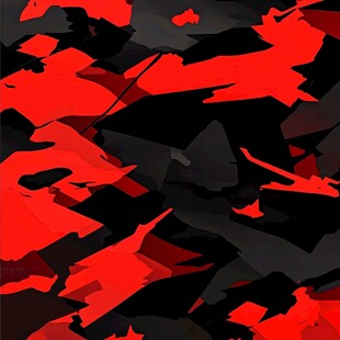 红黑抽象迷彩图案背景