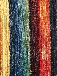 多彩条纹织物纹理图案