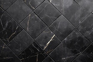 黑色大理石菱形瓷砖纹理