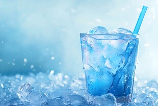 清凉蓝调冰饮 沁爽一夏