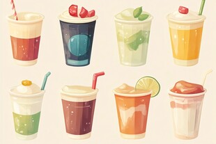 缤纷美味的创意特色饮品