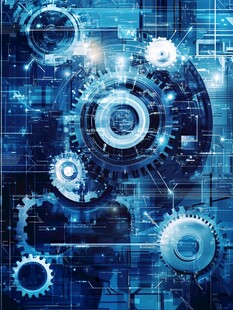 科技齿轮背景图