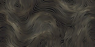 黑色波纹线条抽象纹理图案