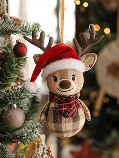 圣诞小鹿挂件装饰圣诞树