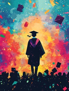 毕业时刻的绚烂与梦想