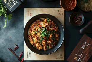 鲜香麻辣的特色干锅鸡块