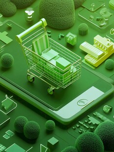 手机端线上购物场景展示