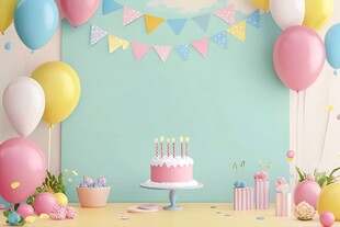 生日派对场景布置