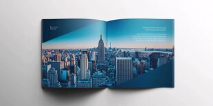 打开画册展现城市天际线