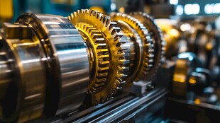 精密齿轮结构特写