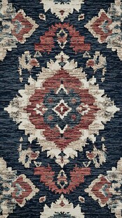 民族风几何图案地毯