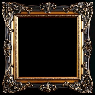 奢华复古风金色装饰画框