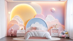 梦幻儿童房 童趣十足空间