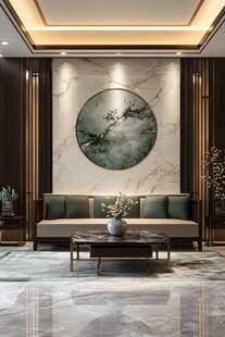 中式雅致客厅室内装饰设计