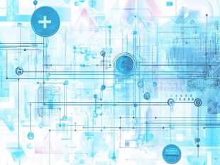 科技医疗背景图案设计