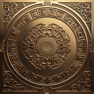 中式古典金属雕花装饰图案