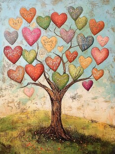 爱心树 传递温暖与爱意