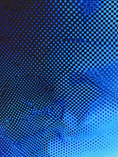 蓝色渐变半调图案背景