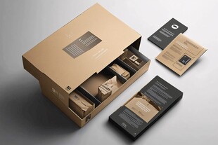 高档纸质包装盒设计展示