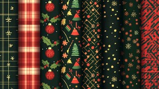 圣诞主题多样图案素材