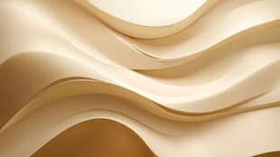 米黄色波浪纹理抽象背景