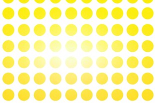 黄色圆点渐变图案背景