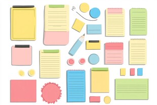 多彩办公文具集合