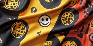 潮流个性图案装饰布料