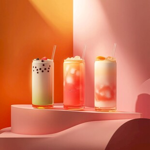 三款美味多彩的特色饮品