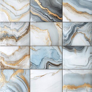 大理石纹理艺术瓷砖图案