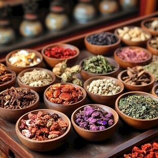 传统中药材陈列展示
