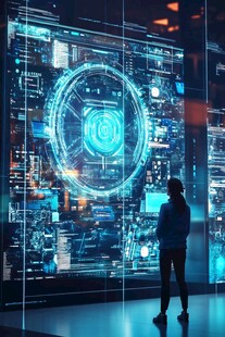 科技探索者凝视智能大屏