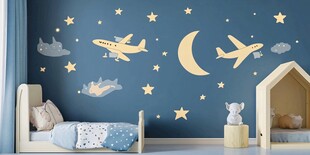 梦幻童趣儿童房墙面装饰