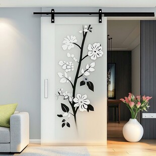 简约花朵图案移门设计