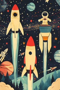 火箭宇航员的太空奇旅