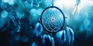 梦幻捕梦网 蓝调浪漫氛围