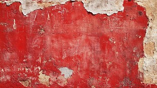 剥落红墙纹理