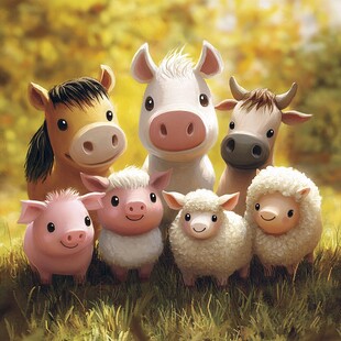 可爱农场动物大集合