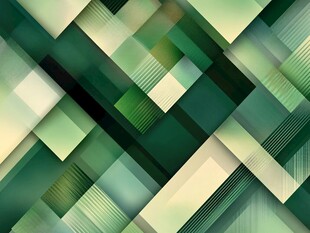 绿色几何拼接抽象背景图