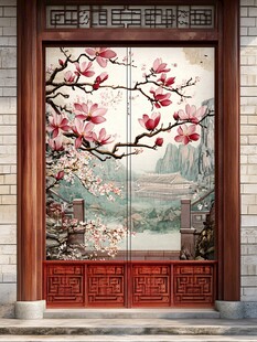 中式繁花绘就典雅入户门