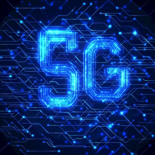 炫酷5G科技背景图案