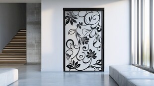 现代简约风格花纹装饰隔断