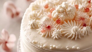 精美裱花蛋糕 尽显甜蜜优雅