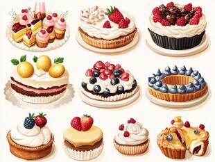 缤纷美味甜点大赏