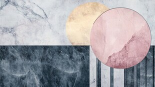 大理石几何元素装饰背景图