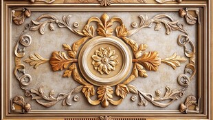 欧式奢华浮雕装饰图案