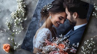 浪漫婚纱照 定格甜蜜瞬间